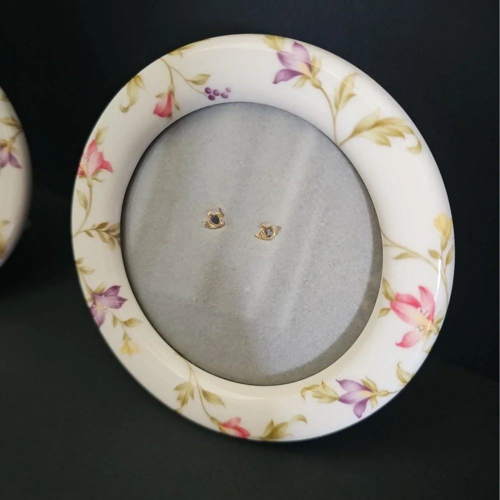 Trio Of Vintage Mikasa Bone China Floral 4.25